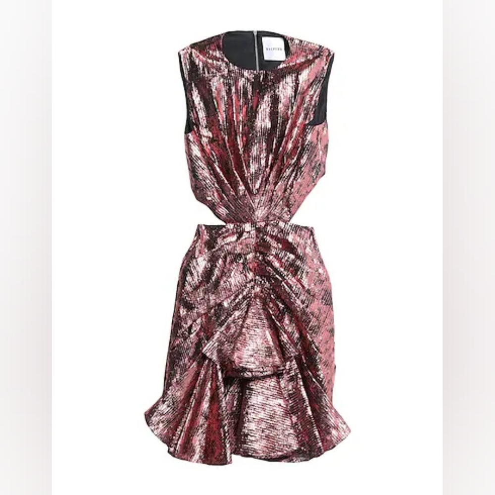 NWT Halpern cut out dress